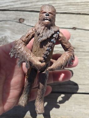 Vtg Chewbacca 5" Action Figure Star Wars 2001 Hasbro